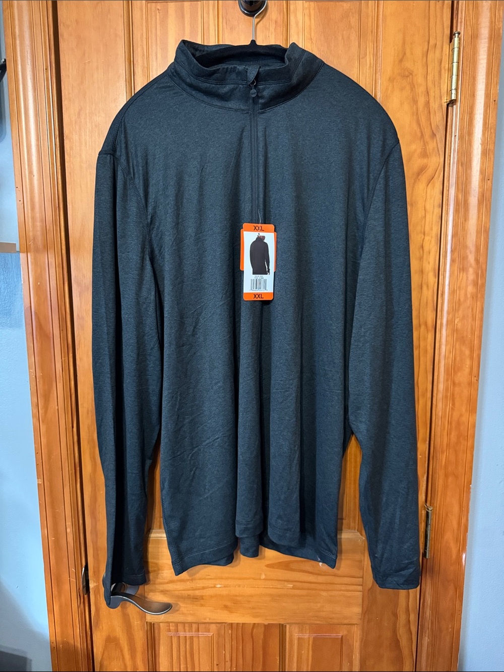 32 Degrees Men's Long Sleeve Half-Zip Pullover - Black